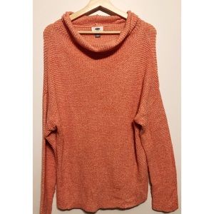 Old Navy Knit Cowl Neck Sweater // XL